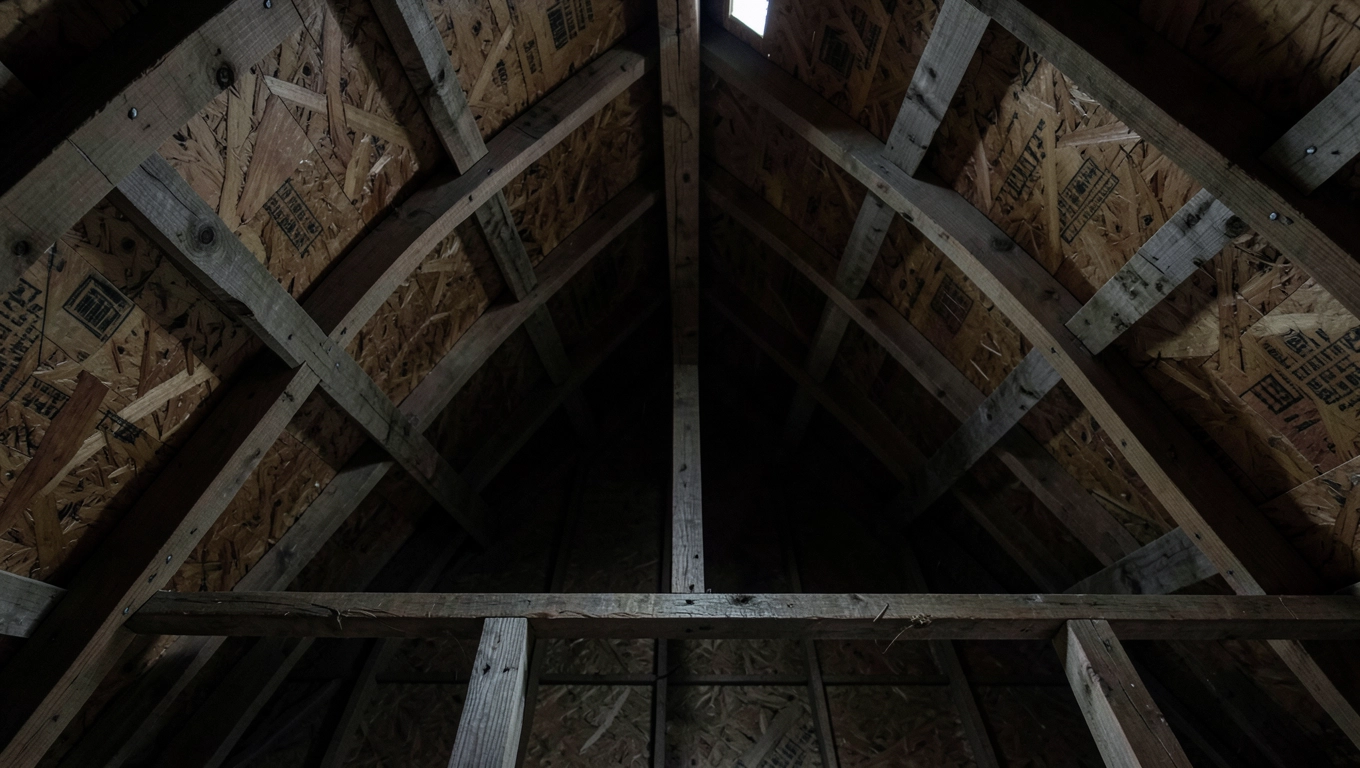 deskowanie dachu od wewnątrz