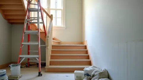 Jak pomalować klatkę schodową bez rusztowania