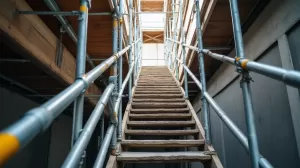 Jak zrobić rusztowanie na schodach