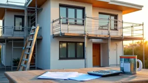 Malowanie elewacji z rusztowaniem cena