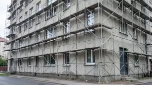 Malowanie z rusztowaniem