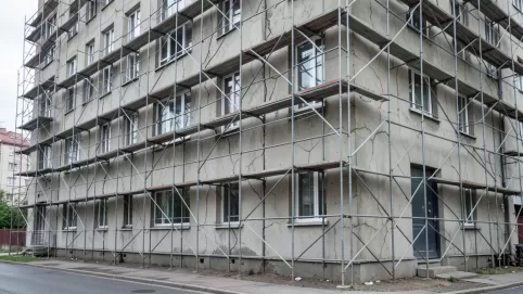 Malowanie z rusztowaniem