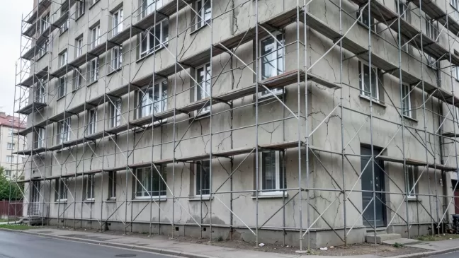 Malowanie z rusztowaniem
