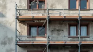 montaż rusztowań elewacyjnych