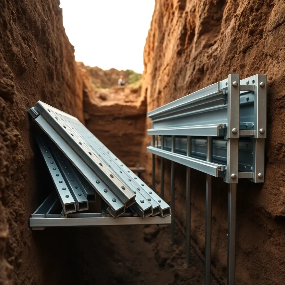 Szalunki do wykopów aluminiowe